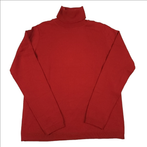 Grace Knit Bright Red Turtleneck Size Large